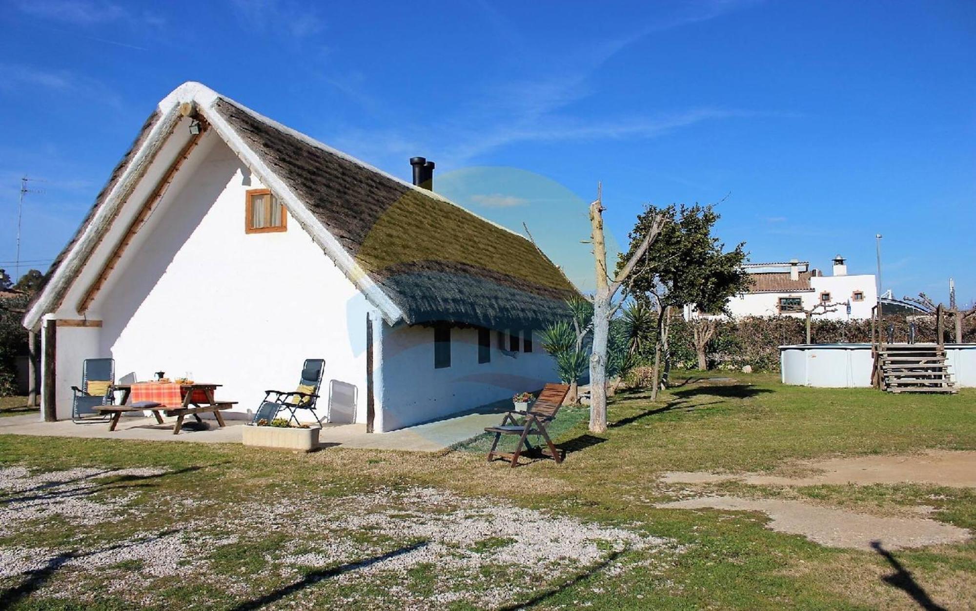 Barraca Tipica Del Delta, Con Piscina, Jardin Y Barbacoa - Deltavacaciones Villa Sant Jaume d’Enveja Kültér fotó